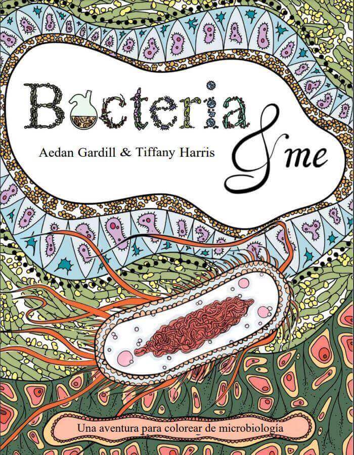 libro colorear bacterias