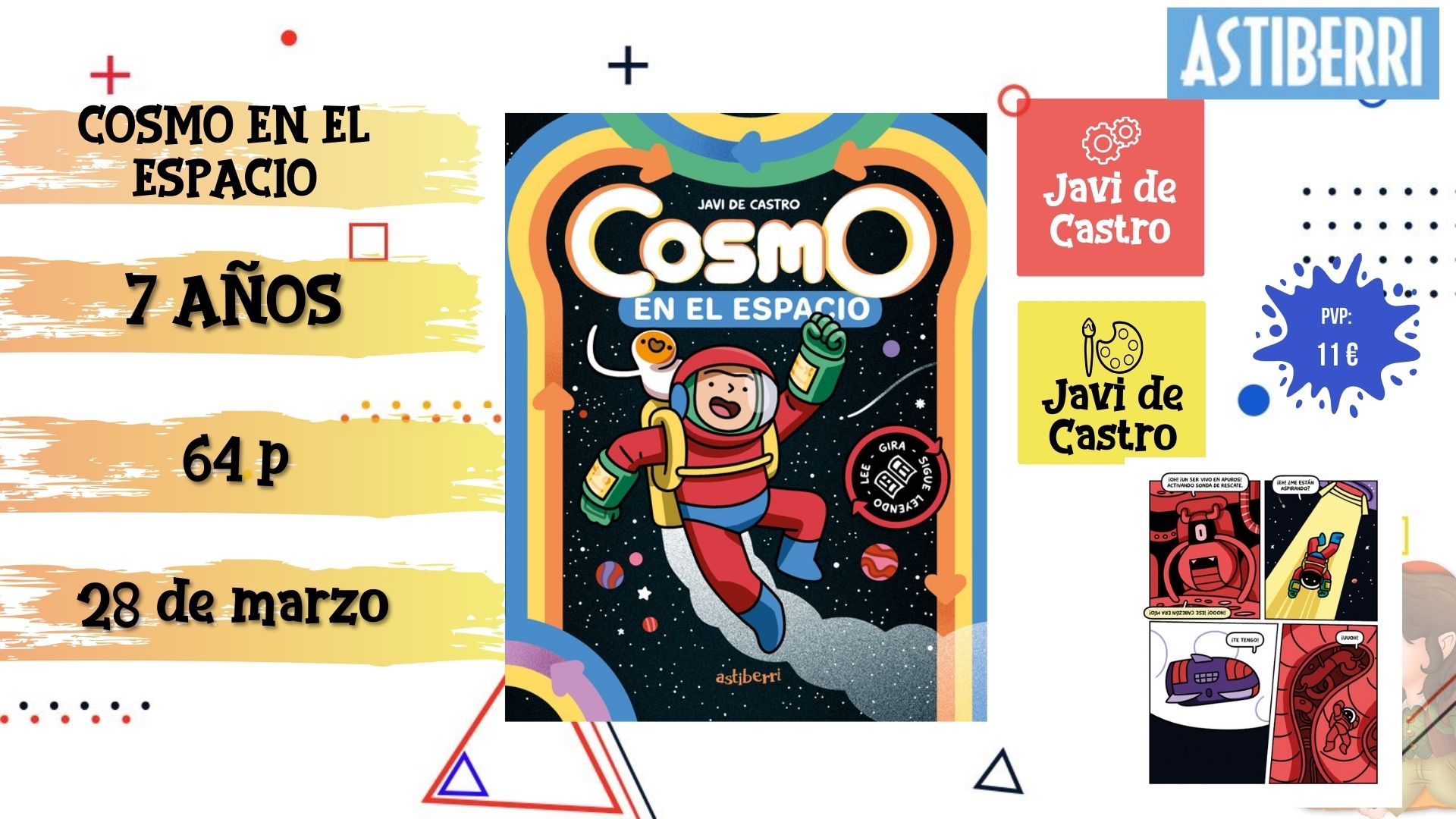 Novedades cómics marzo Cosmo en el espacio