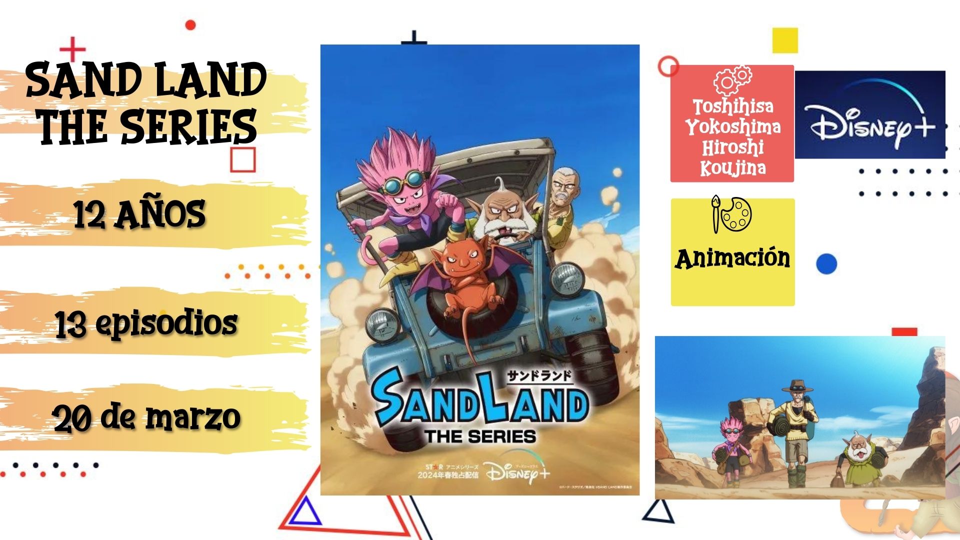 Series marzo 2024 Sand Land