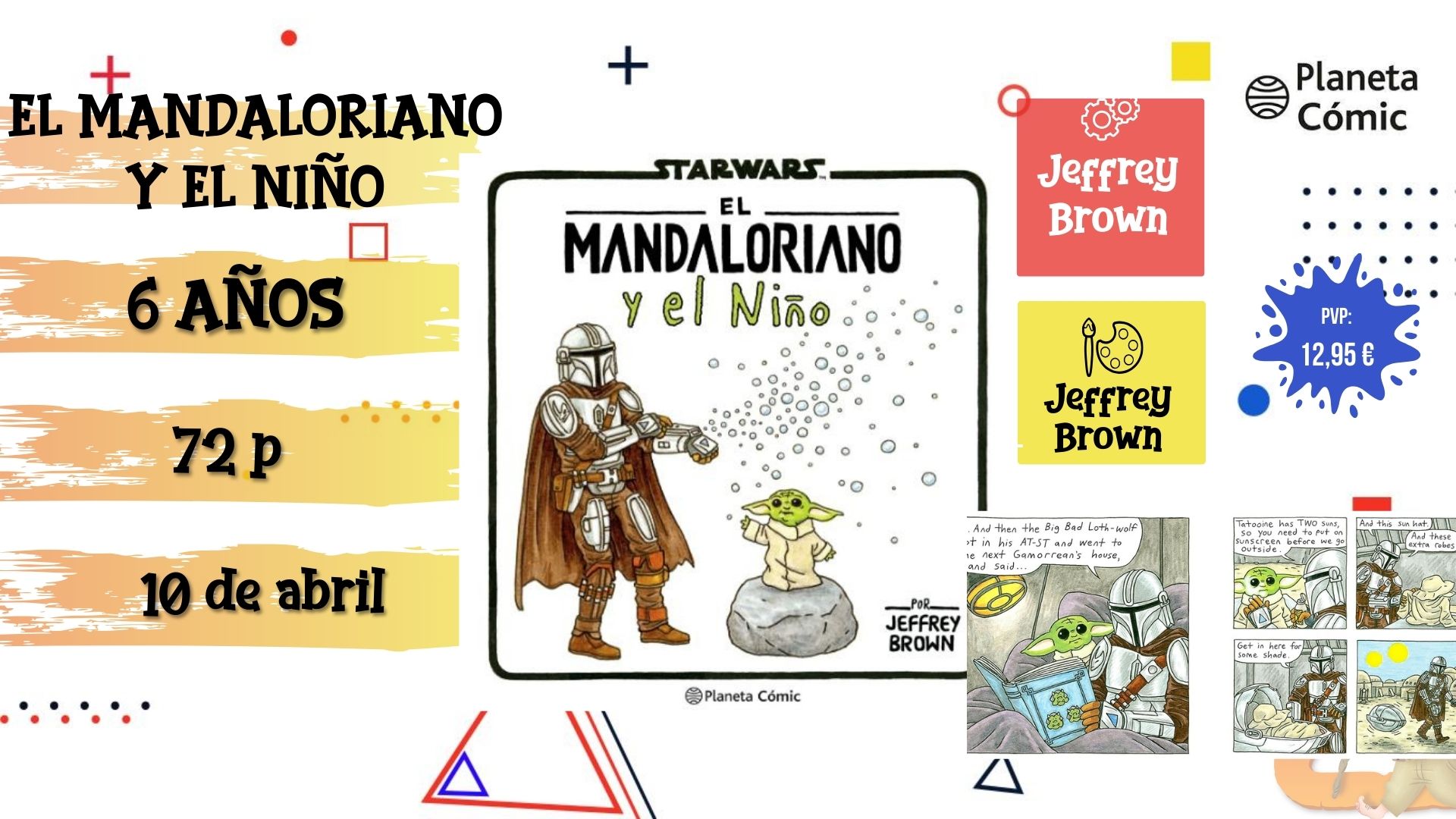 Novedades cómics abril El mandaloriano y el niño