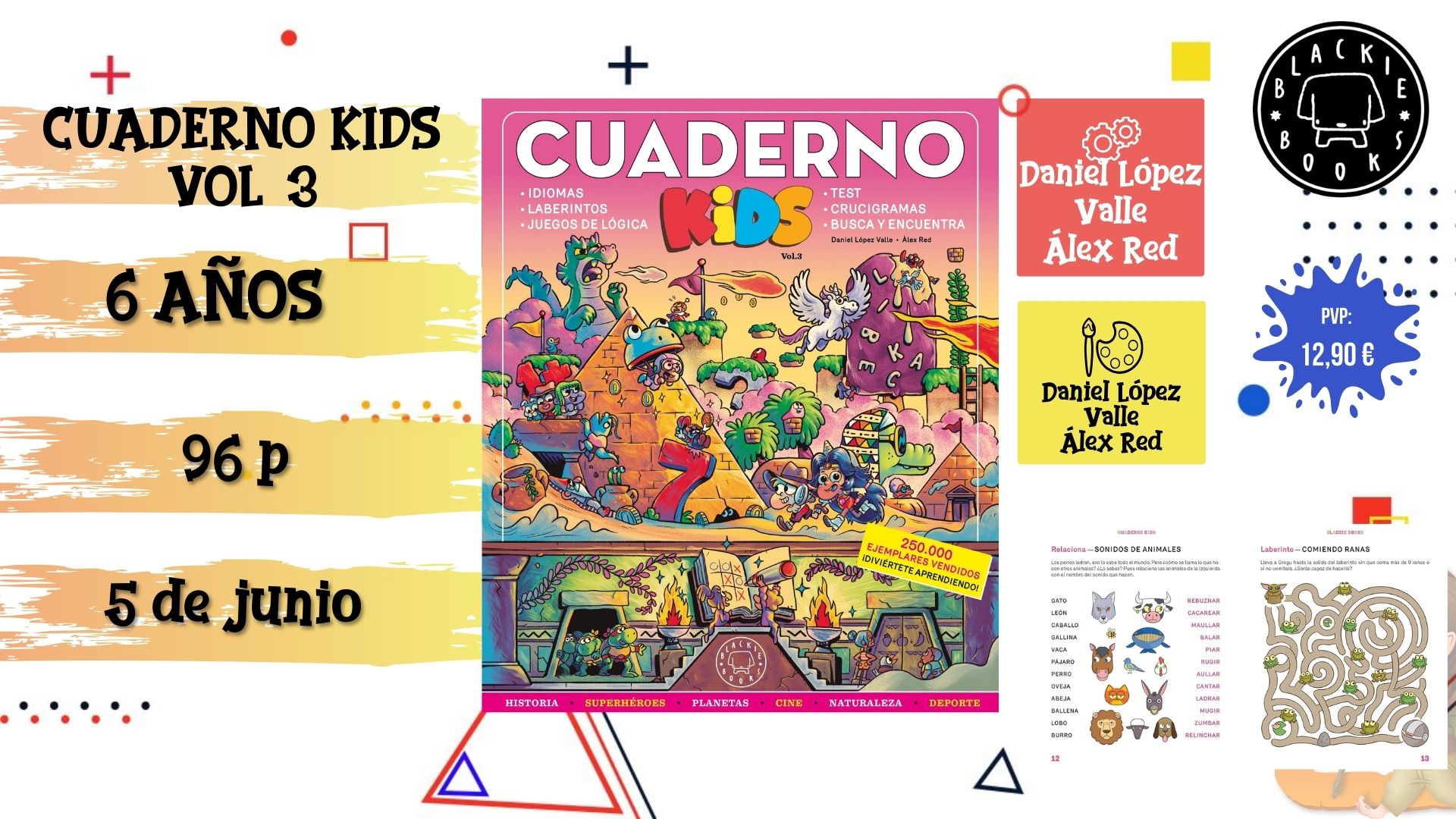 Novedades cómics junio Cuaderno Kids