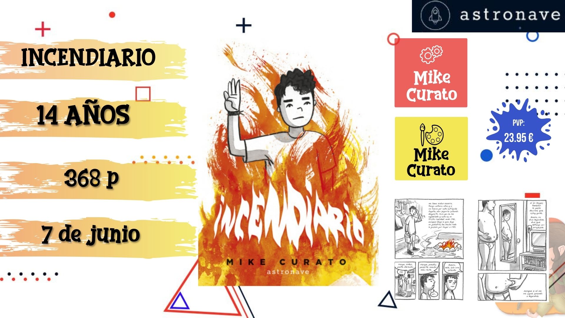 Novedades cómics junio Incendiario