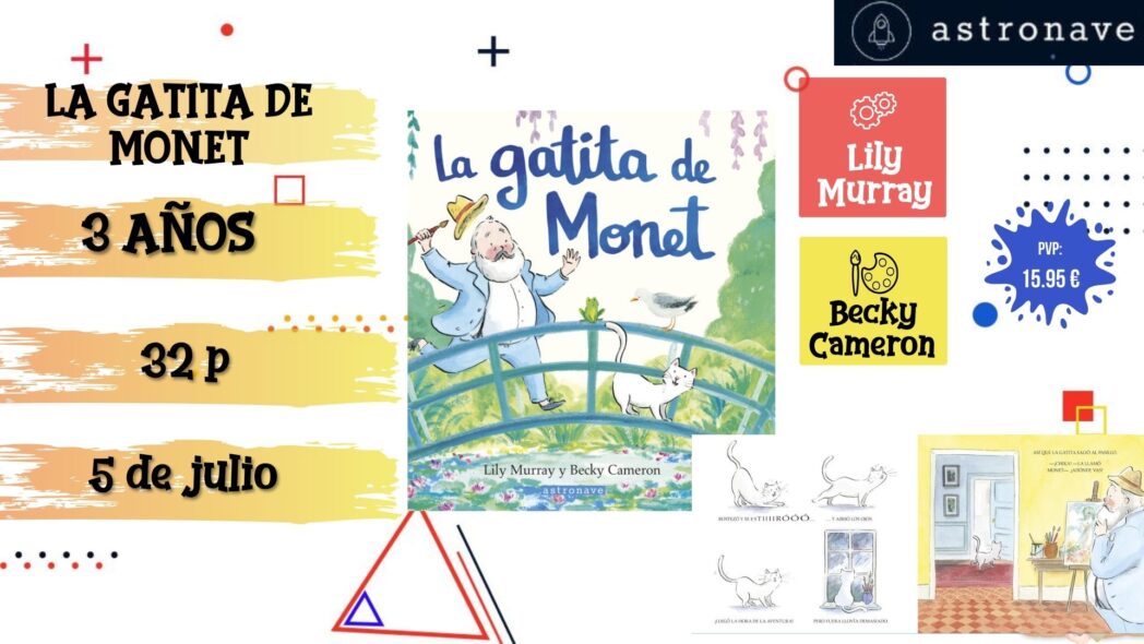 Novedades cómics julio La gatita de Monet