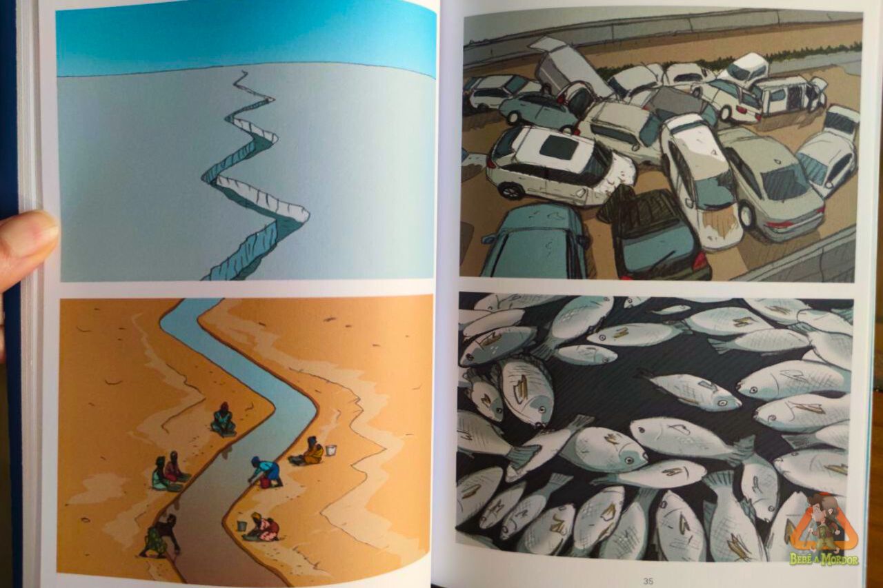 La gran negación cómic medio ambiente_