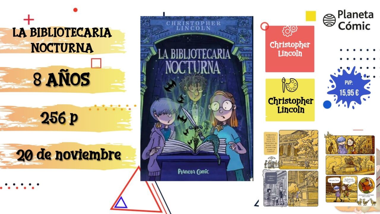 Novedades cómics noviembre La bibliotecaria nocturna