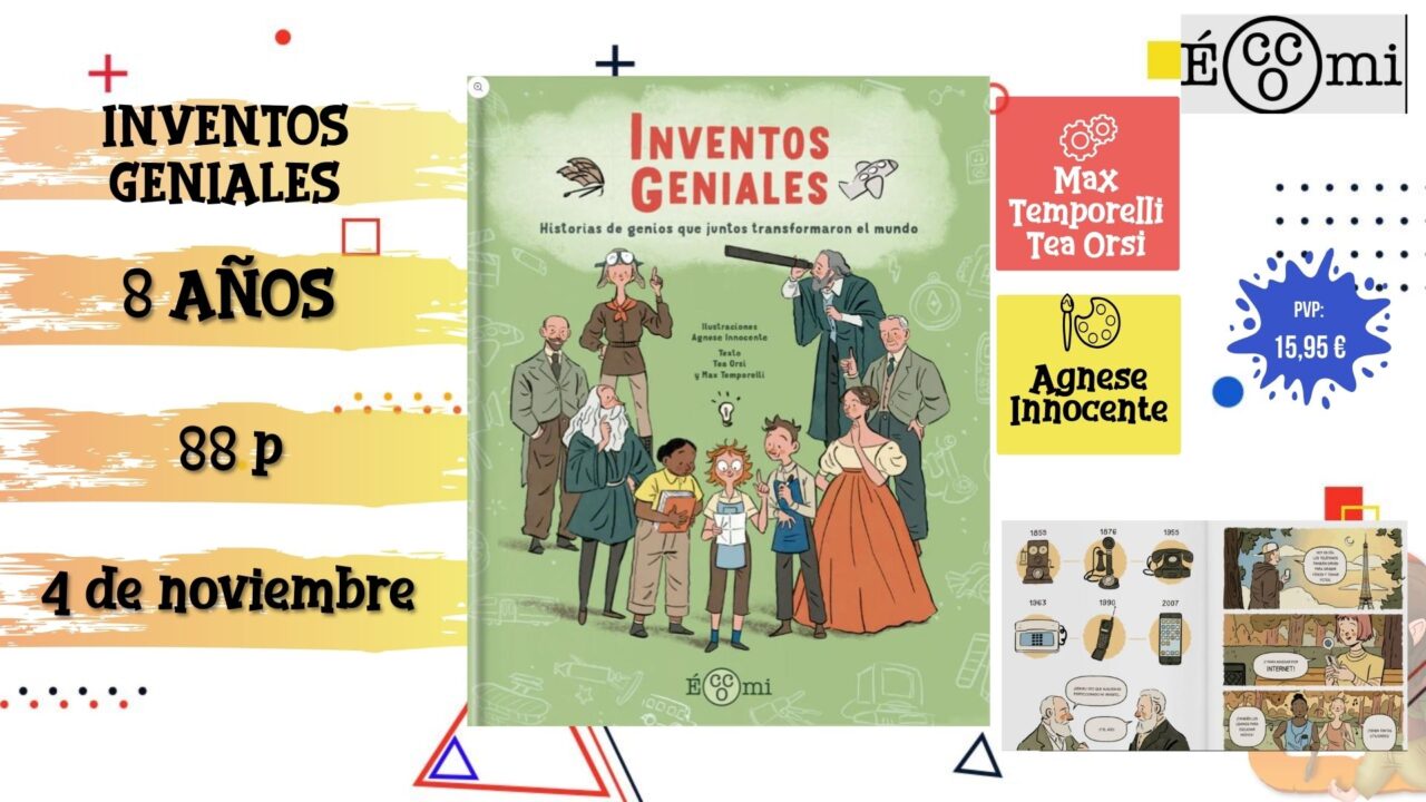 Novedades cómics noviembre Inventos geniales