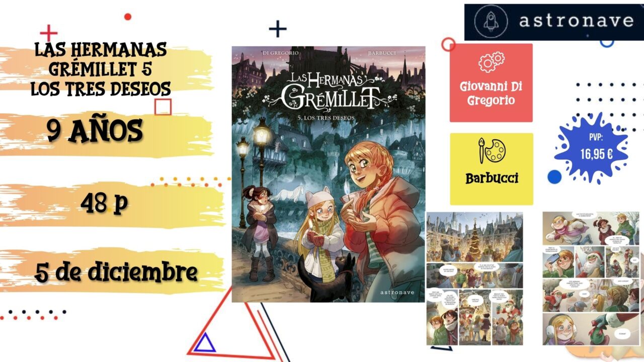 Novedades cómics diciembre Las hermanas Gremillet