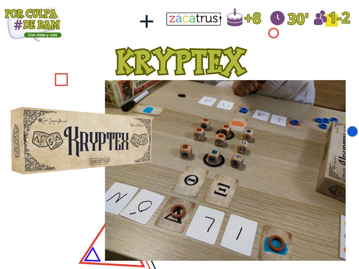 5 Kryptex juego de mesa