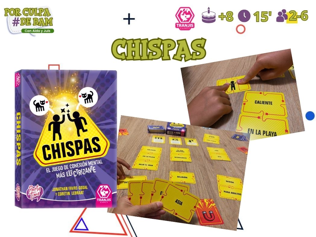 juego de mesa Chispas