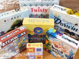 portada juegos de mesa cozy para el otoño o navidad