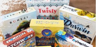 portada juegos de mesa cozy para el otoño o navidad