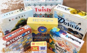 portada juegos de mesa cozy para el otoño o navidad