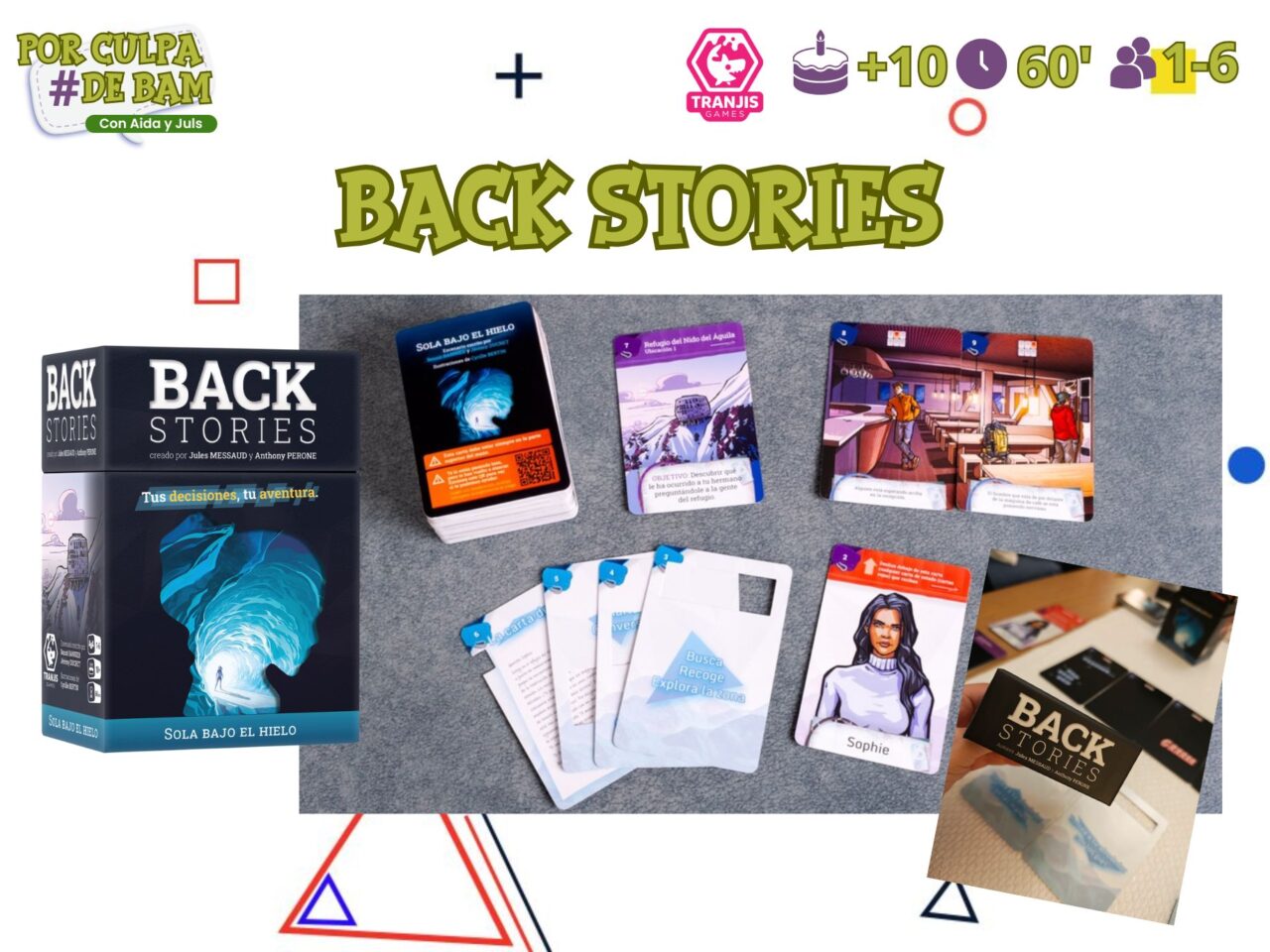 Juego de mesa Back stories