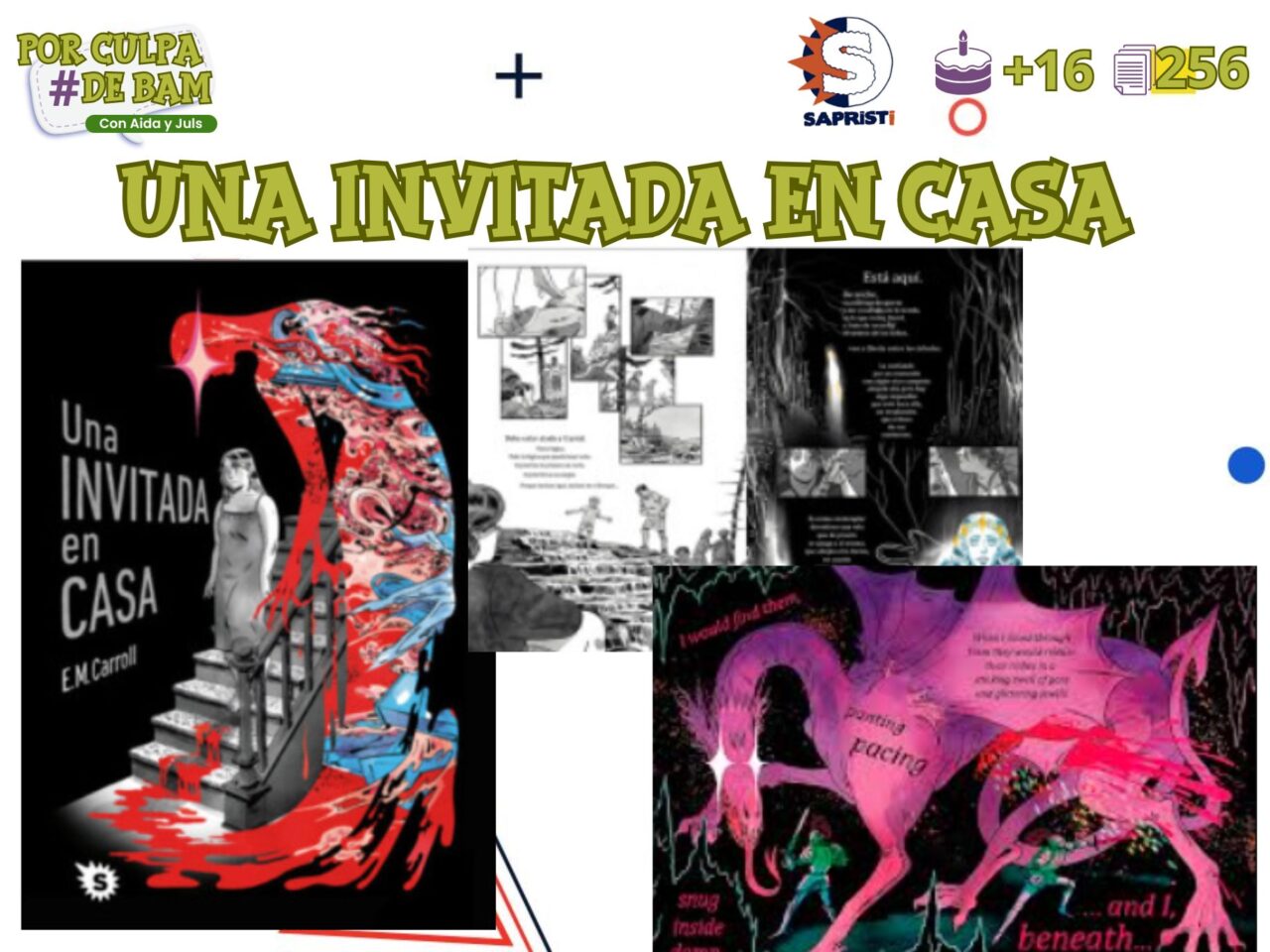 comic una invitada en casa