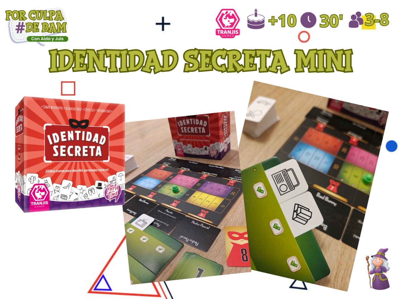 juego de mesa Identidad secreta mini