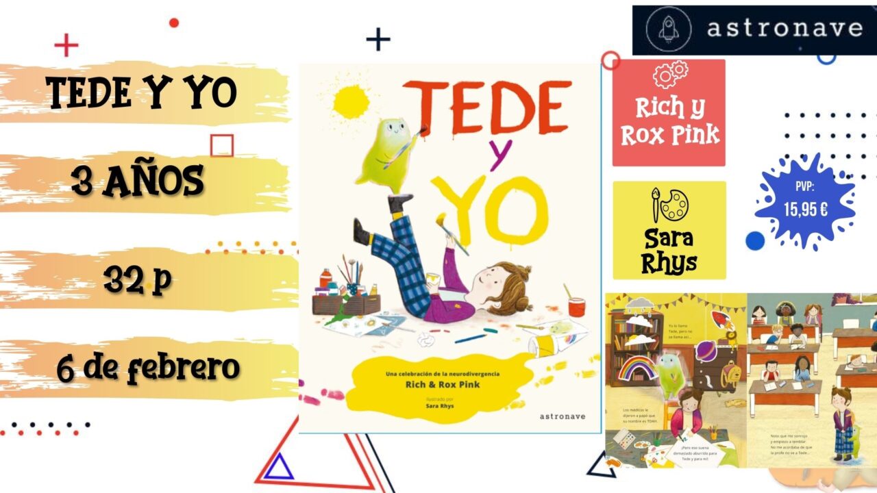 Portada del cómic infantil "Tede y yo" de Astronave, novedad de febrero 2026.