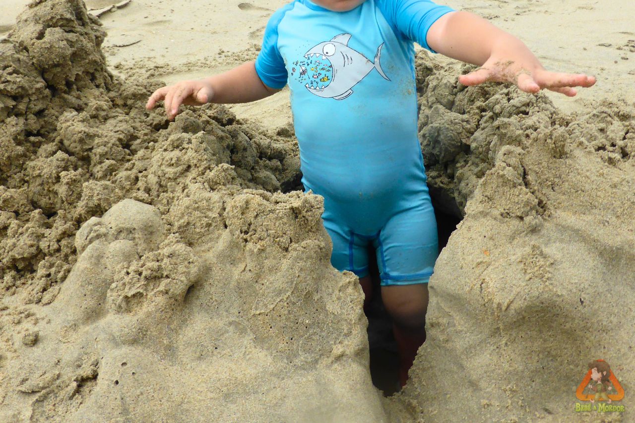 proteccion solar playa niños