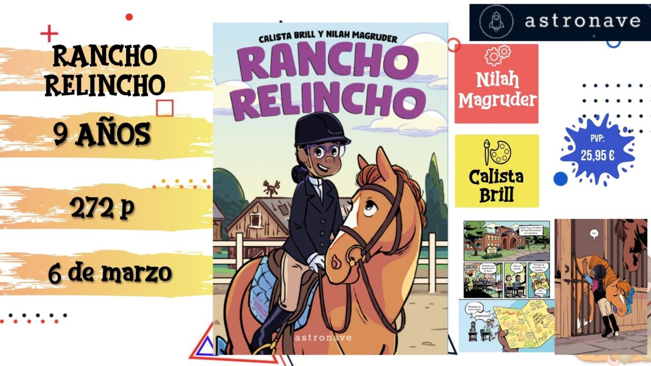 Portada del cómic infantil "Rancho Relincho" de Astronave, novedad de marzo 2026.