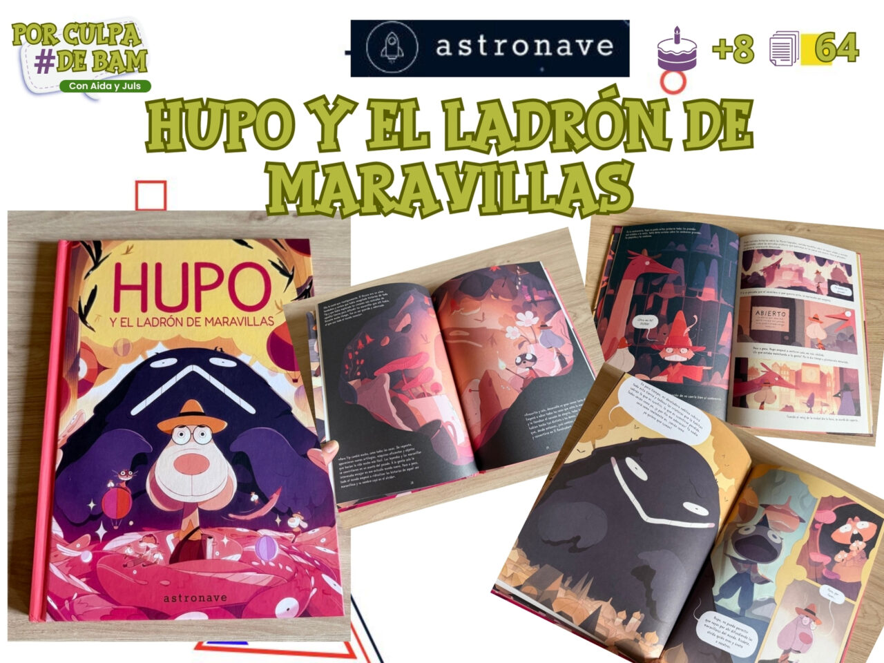 comic Hupo y el Ladron de Maravillas