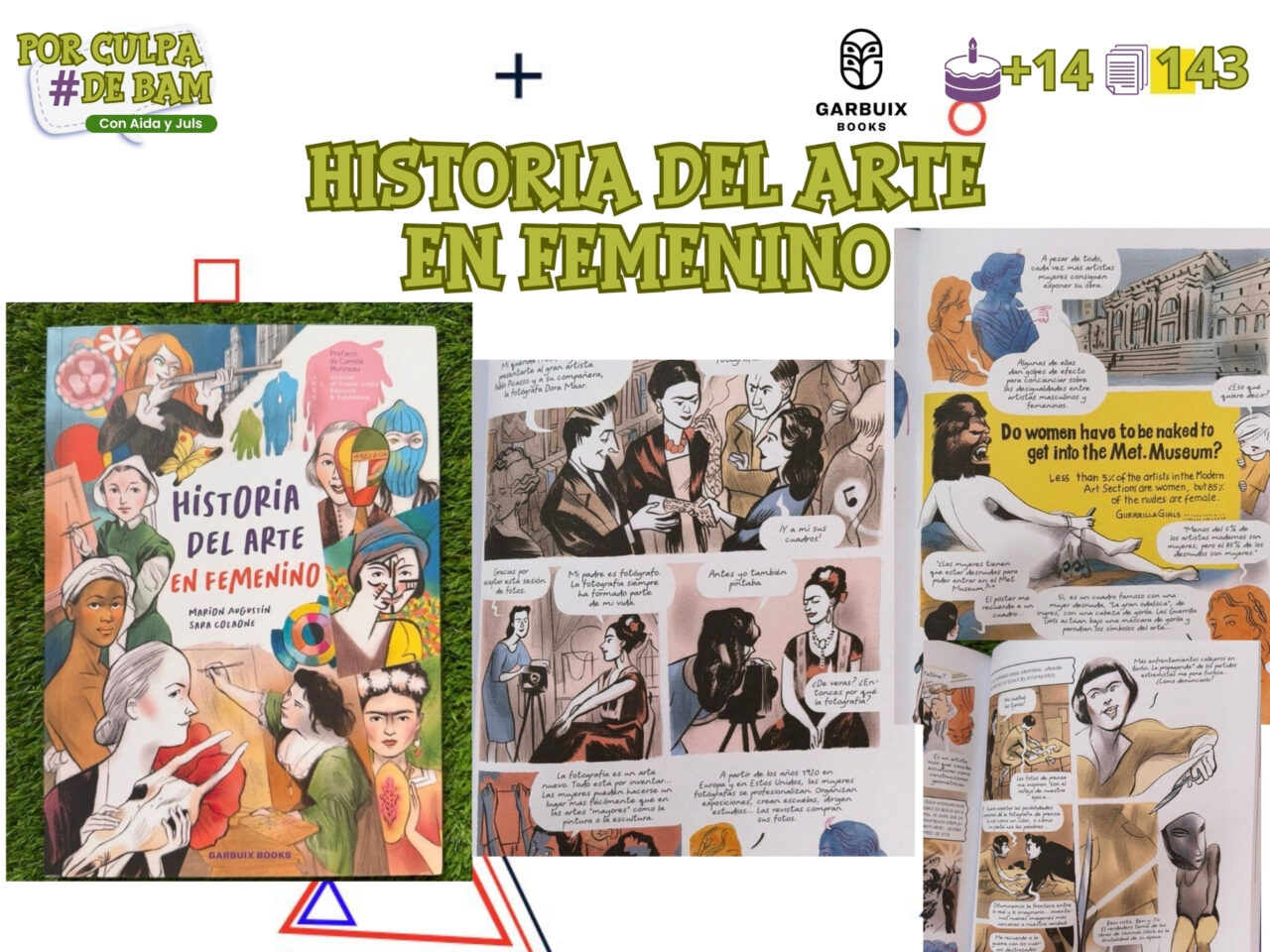 comic historia del arte en femenino