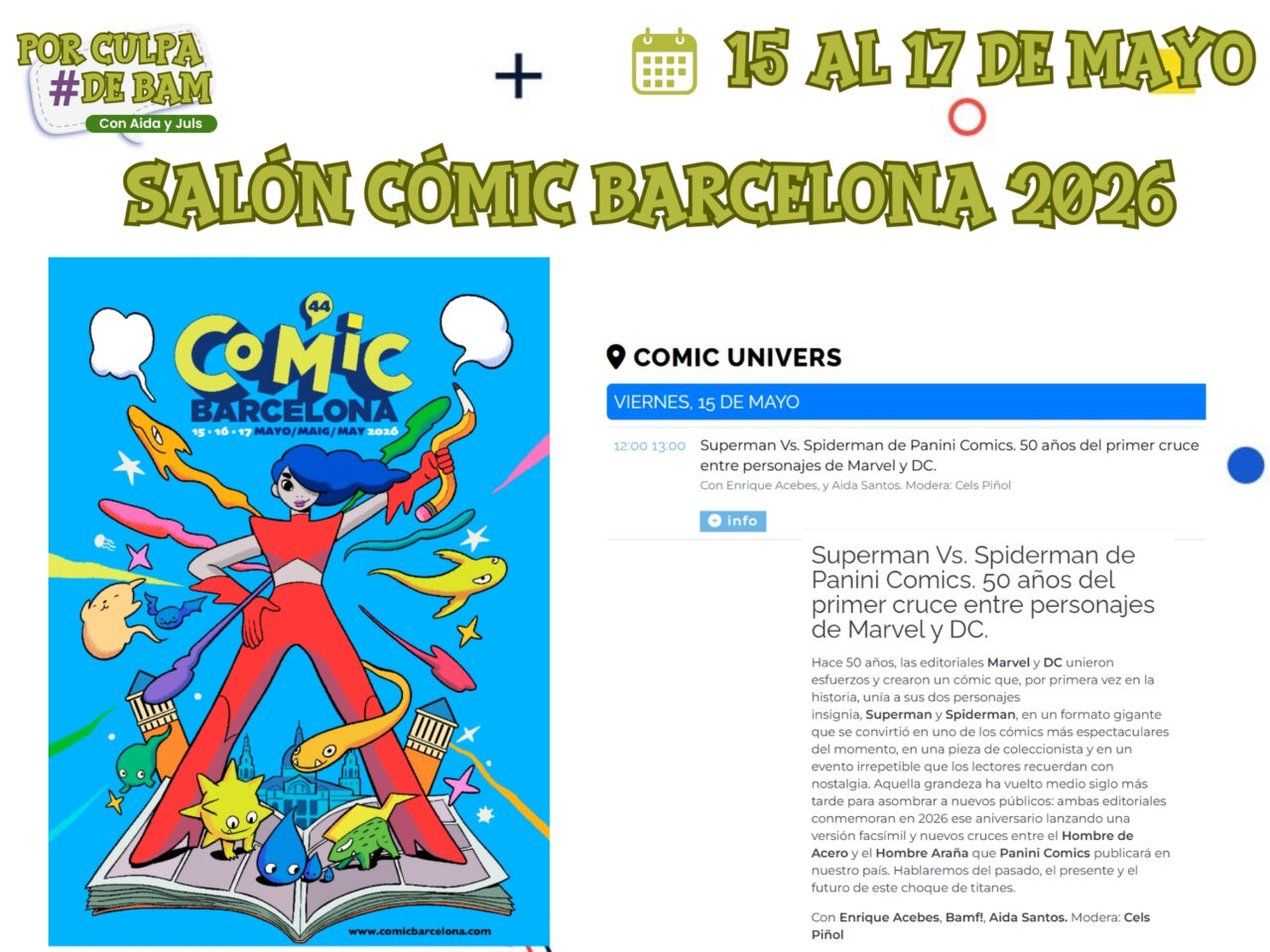 eventos salon del comic de barcelona