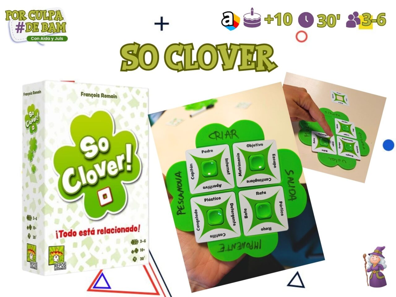 juego de mesa so clover