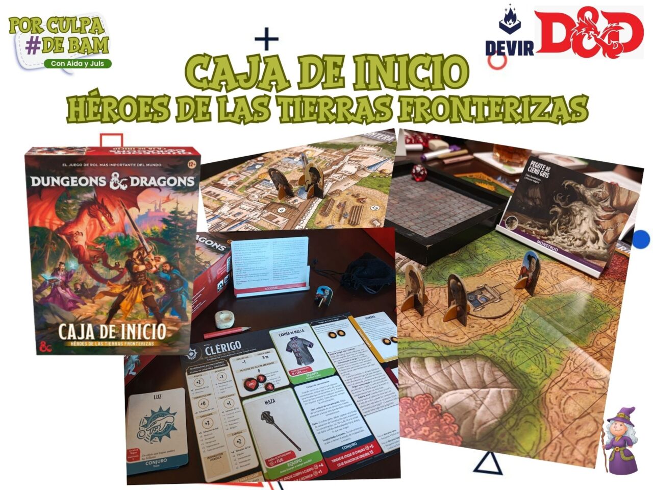 juego de rol caja de inicio dungeons and dragons heroes de las tierras fronterizas