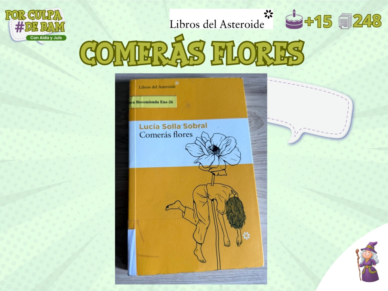 lectura libro comeras flores