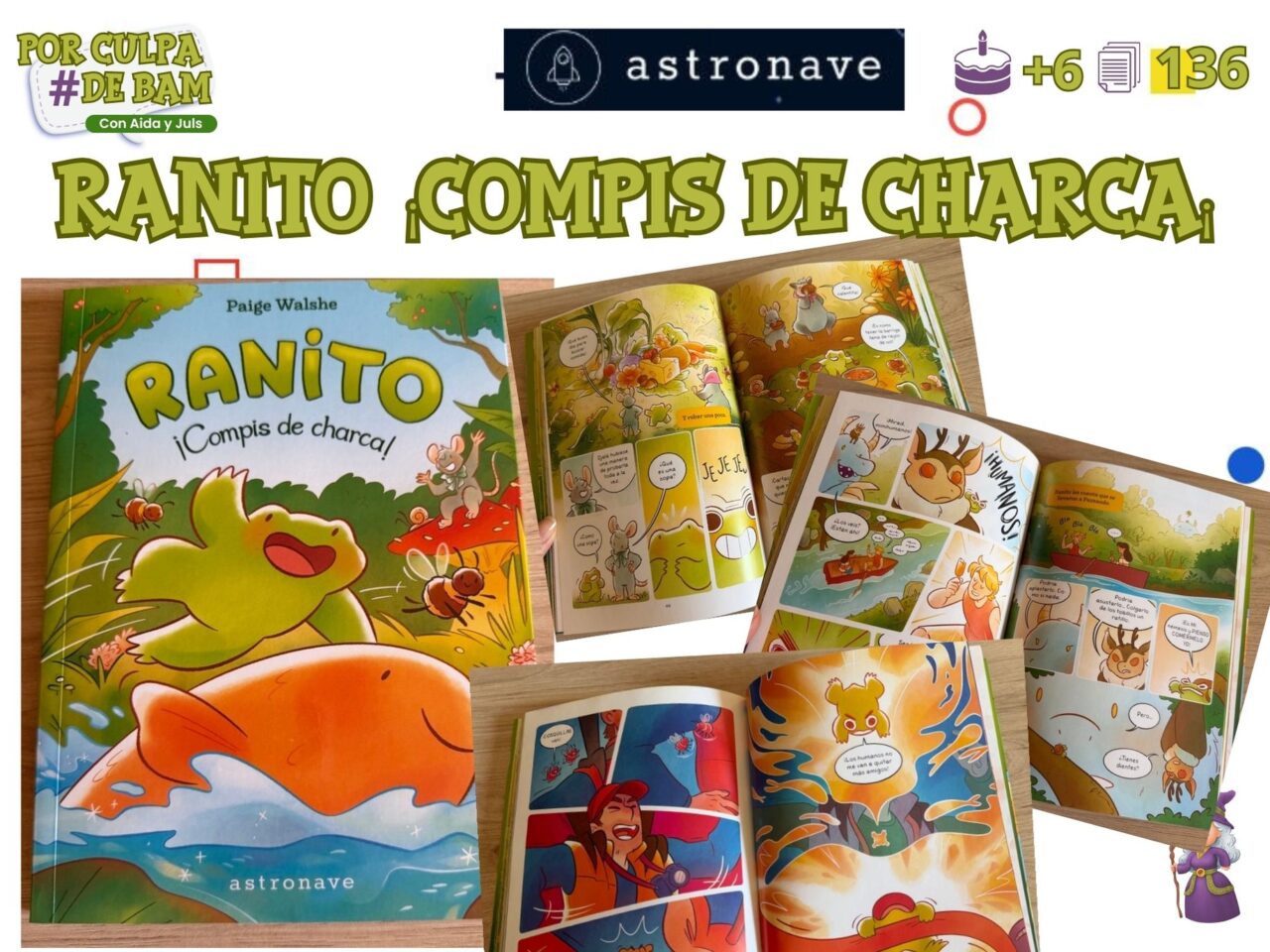 comic ranito compis de charca