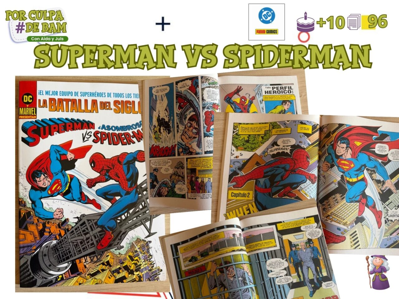comic superman vs spiderman