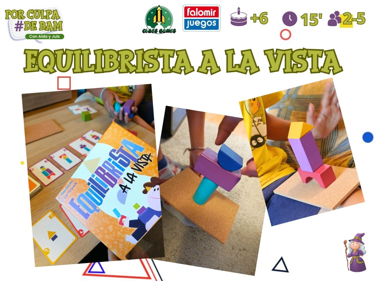juego de mesa equilibrista a la vista
