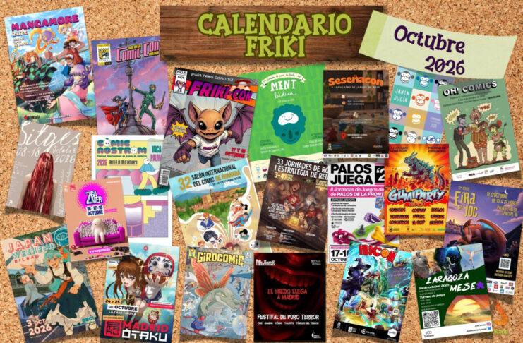 calendario friki de octubre 2026