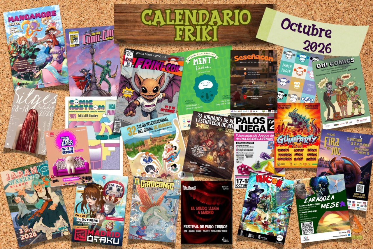 calendario friki de octubre 2026