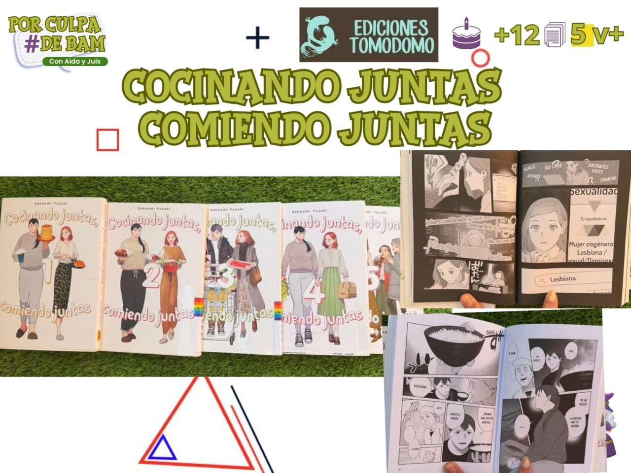 comic cocinando juntas comiendo juntas