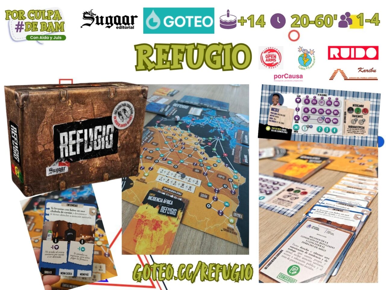 juego de mesa Refugio
